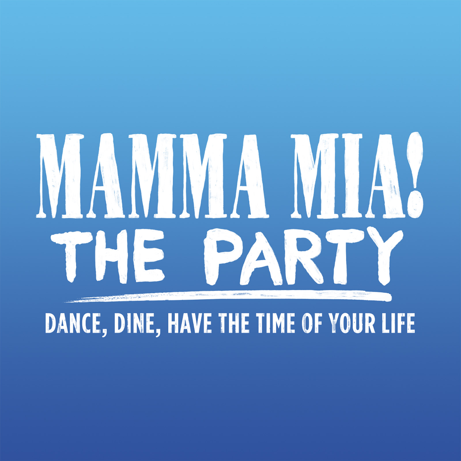 Logotyp för Mamma Mia the party