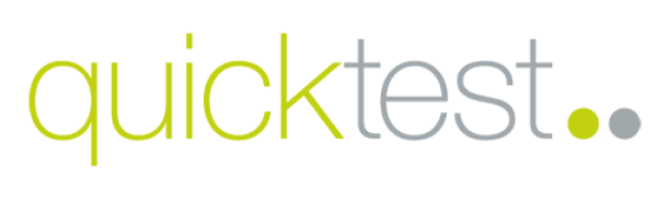 Logotyp för Quicktest