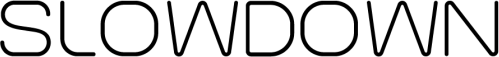 Logotyp för Slowdown